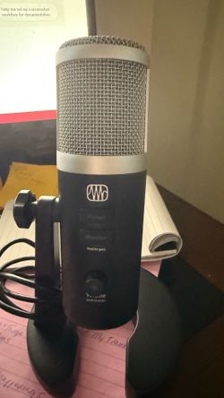 Podcast live streaming microphone