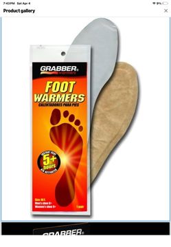 Foot Warmer Insole, Medium/Large