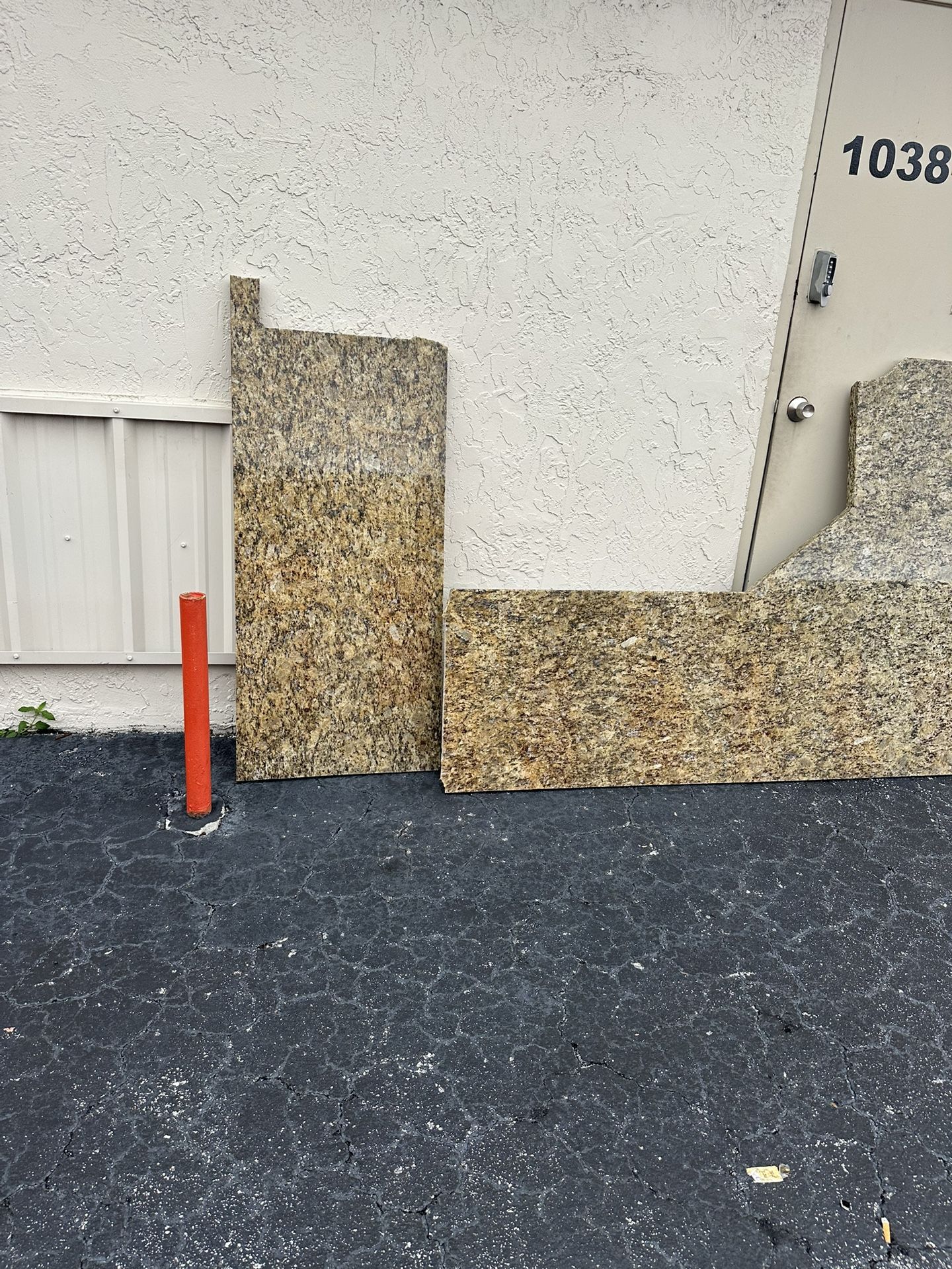 2 Pieces Off Gratite. Nice For A Kitchen 