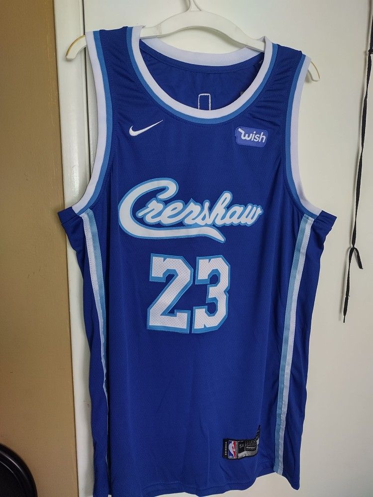 Nipsey Crenshaw Lebron Stitched Jersey Size XL