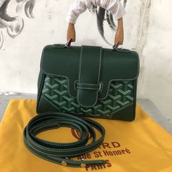 Goyard Saigon Top Handle Bag Leather PM