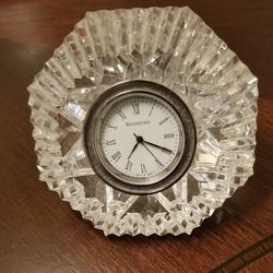 WATERFORD LISMORE DIAMOND CLOCK