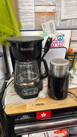Black and decker coffee maker and grinder