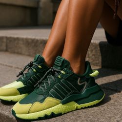 Adidas Nitejogger IVP green yellow sz 7.5 Beyoncé 