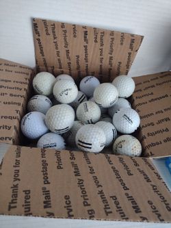70 Golf Balls For Practice Random Brand White