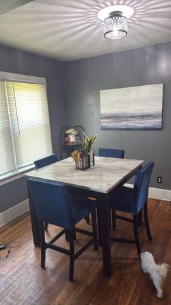 Dining room table and chairs