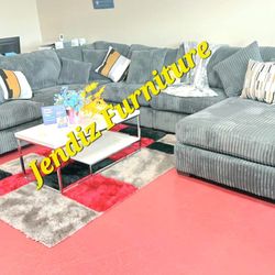 Oversized Fabric Livingroom Furniture Sectional Couches Sofa 🛋 