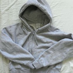 Aritzia Cozy Sweatfleece Boyfriend Fit Zip Hoodie 