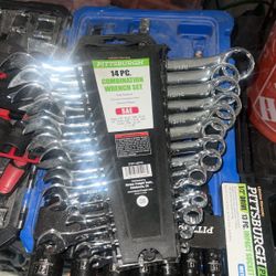 Pittsburgh Combination wrench Set