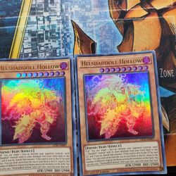Yugioh 2 Cards Helshaddoll Hollow Ultra Rare