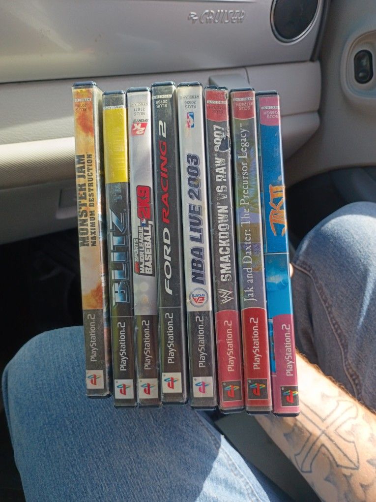 Play Station 2 Games And Console