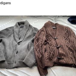 Sweater & Cardigan Lot Men’s Size Large 