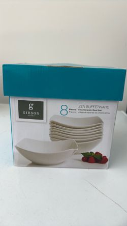 8 piece ceramic bowl set