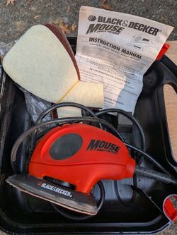 Black & Decker Mouse Detail Sander/Polisher Kit with Case