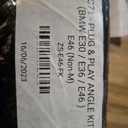 E46 Non‑M CNC71 Plug‑n‑Play Drift Angle Kit – Brand New