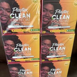 New 6 packages of Playtex tampons 28 count