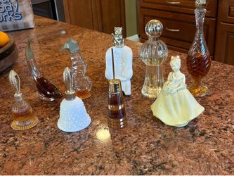 9 Vintage Avon bottles