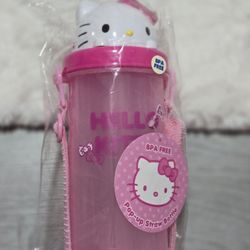 Hello Kitty Vintage NEW STRAW BOTTLE WITH SHOULDER STRAPS