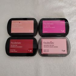 Lot Of 4 Recollections Dye Ink Pads