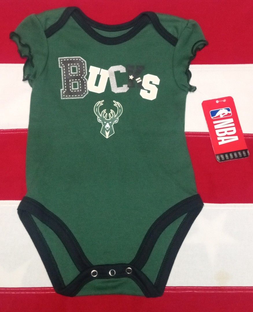 Milwaukee Bucks Newborn Girl's Onesie