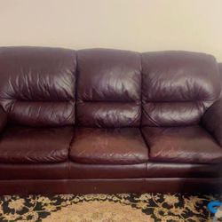 Leather Sofa Mint condition.