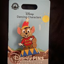 Disney Parks Dancing Characters Pin TIMOTHY THE MOUSE LE 4000 NEW