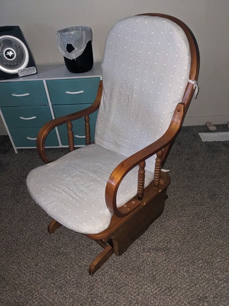 FREE Wooden Nursery Rocking Chair. Pick Up Asap.