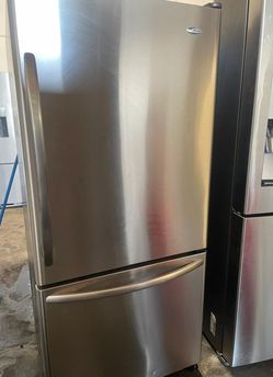 Amana Bottom Freezer Stainless Refrigerator Fridge
