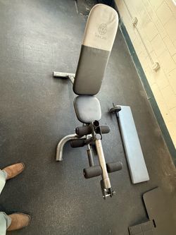 Golds gym adjustable bench