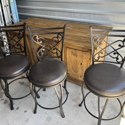 Bar Stools All 3 For $125.00