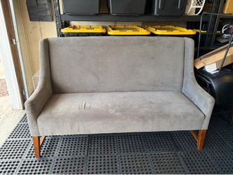 Gray bench