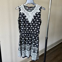 Cute Elephant Boho Dress
