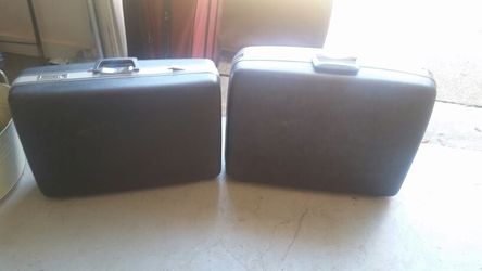 2 antique suitcases BILTMORE AND SAMSONITE