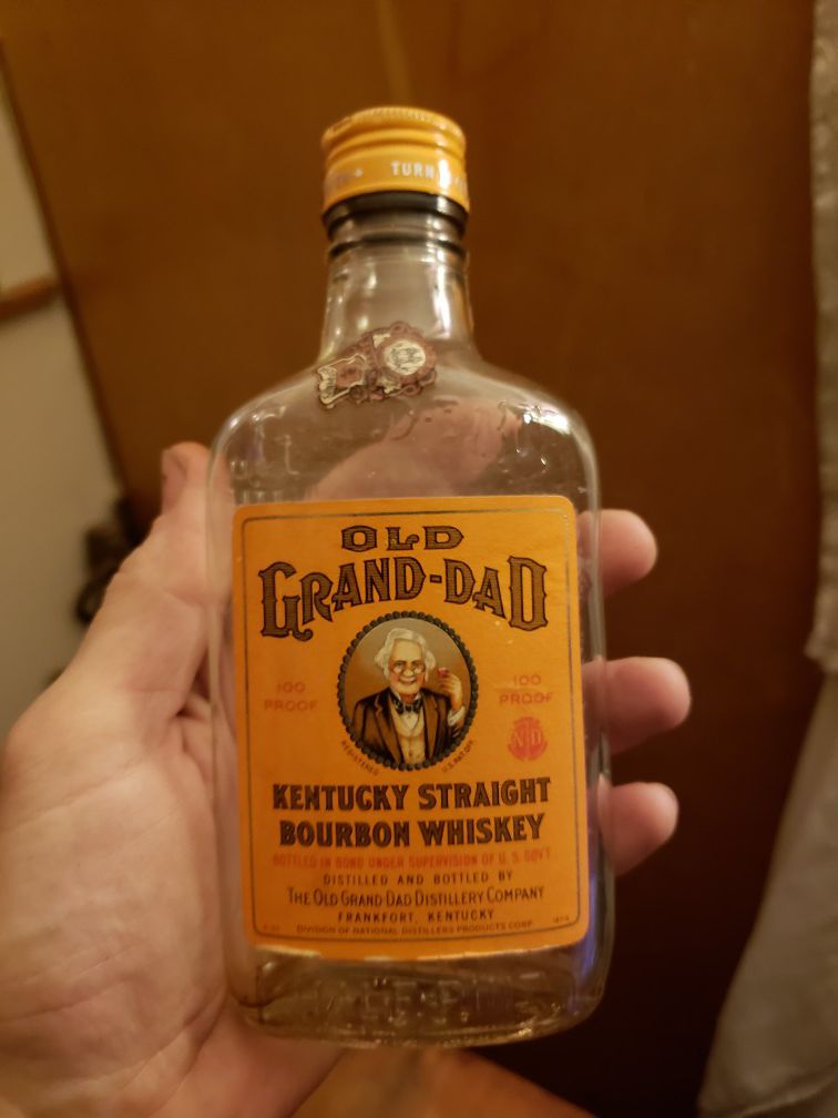 Antique Old Grand Dad bottle