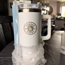 Dodgers Nurses Night Tumbler Water Bottle