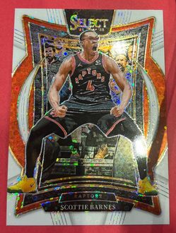 2024-25 Panini Select Scottie Barnes White Disco Prizm /75 #30 Raptors