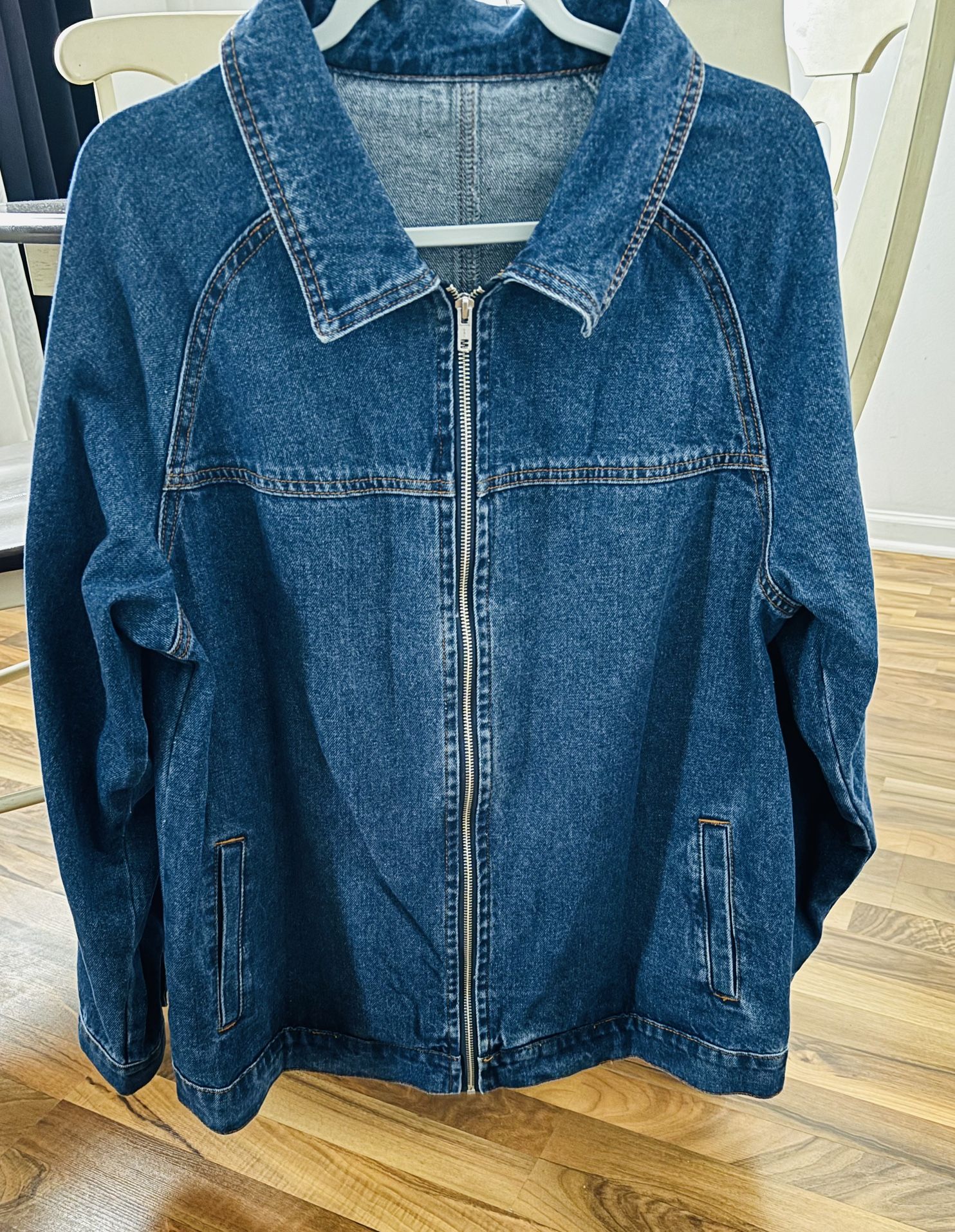 Womens Oversized Jean Jacket NEW