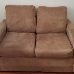 Brown Loveseat Sofa