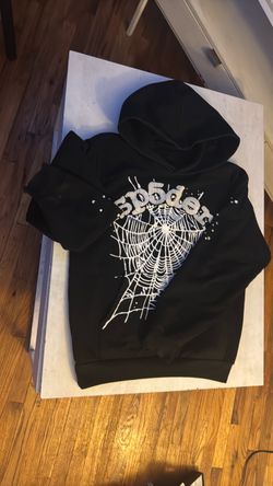 Black and white spider hoodie