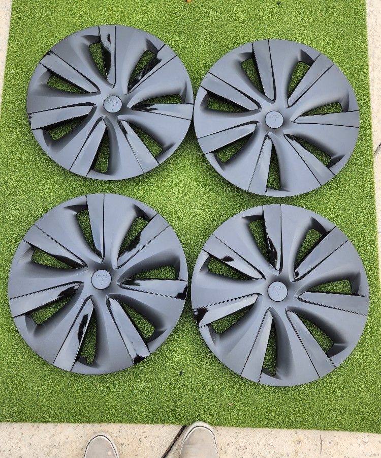 2020-2023 Tesla Model S 19" BLACK OEM Wheel Rim Tempest Wheel Cover 1(contact info removed) NEW
