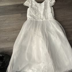 White dress for kid