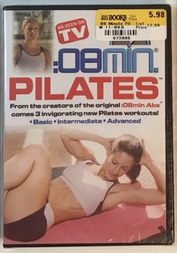 Pilates 8 minutes workout DVD *new