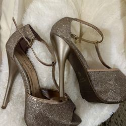 Party Sexy Heels 5 Inch Heels- Size 6.5