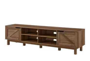 Rustic Barn Door TV Media Console - Fits up to 80" TV