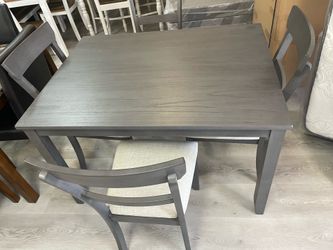 GRAY DINING SET