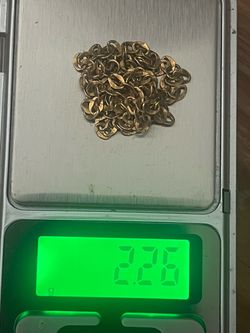 10k necklace 18”