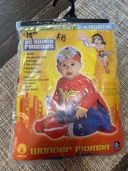 Wonder Woman Infant Costume 0-6 Months