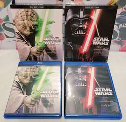 Star Wars Collection Blu-ray DVD Set - Original Six Movies w/ Slip Covers