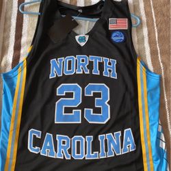 North Carolina Jordan Basketball Jersey Medium Size 