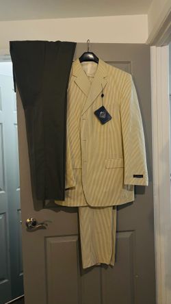 Men’s 3-piece pinstripe suit- new with tag